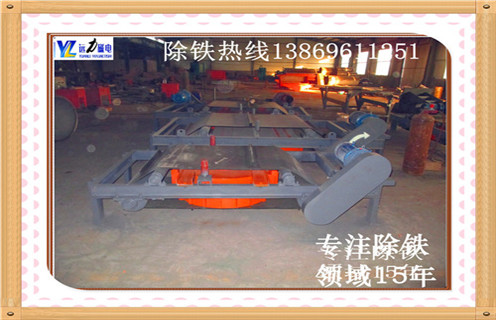 自卸式電磁除鐵器，廣東自卸式電磁除鐵器調(diào)試安裝圖_廣東自卸式電磁除鐵器調(diào)試安裝圖有哪些_型號(hào)及工作視頻